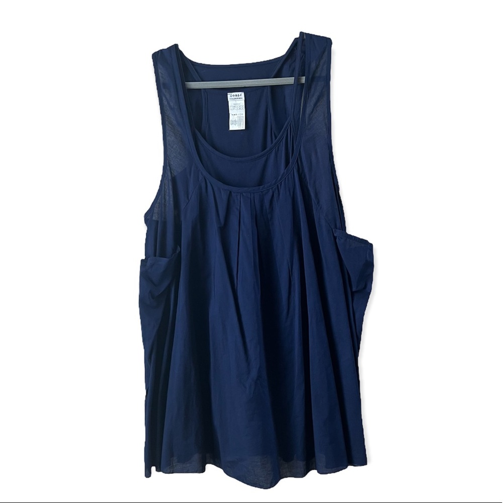 Calzedonia Navy Double Layer Lightweight Baggy Dress Size S